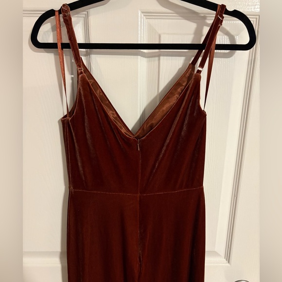Revelry bridesmaid dress in terracotta - Picture 2 of 5